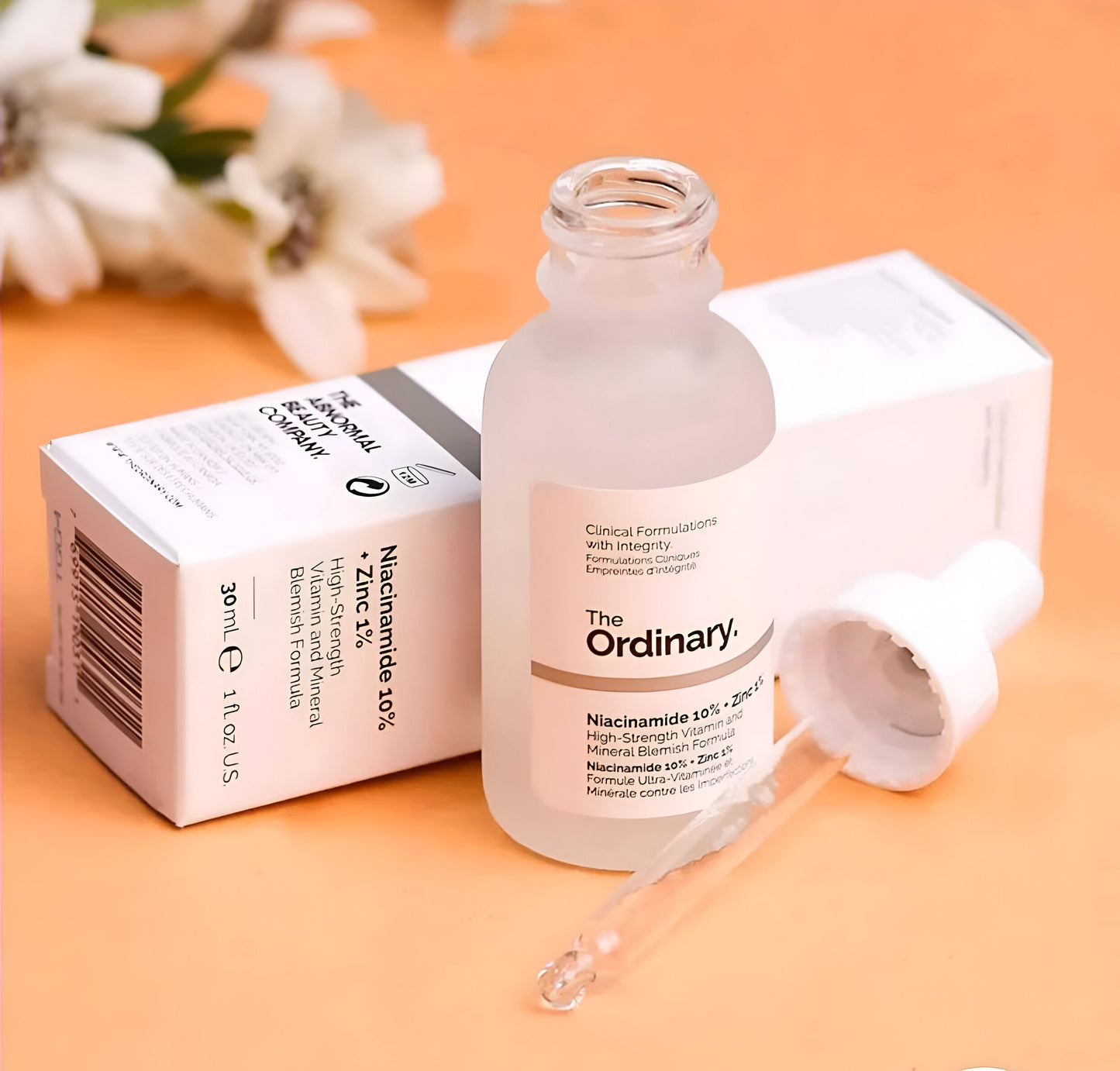 The Ordinary Niacinamide 10% + Zinc 1% - High-Strength Vitamin & Mineral Blemish Formula (30ml) Buy one Get One free Limited time Offer