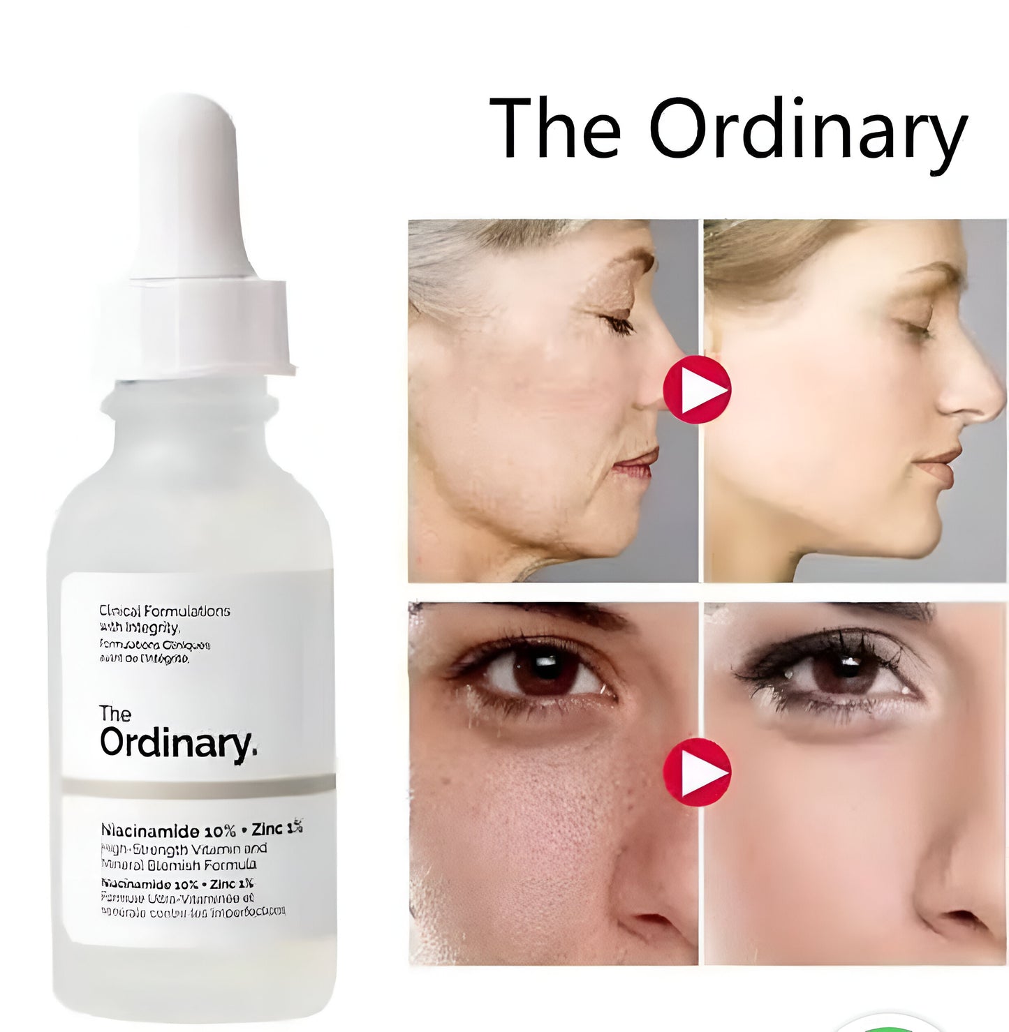 The Ordinary Niacinamide 10% + Zinc 1% - High-Strength Vitamin & Mineral Blemish Formula (30ml) Buy one Get One free Limited time Offer